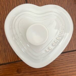 Le Creuset Heart Ramakin w/ Lid never used